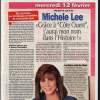 Michele Lee Gr�ce � C�te Ouest j'aurai mon nom dans l'histoire